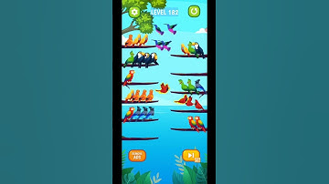 Bird Sort Puzzle Level 182 Gameplay Android IOS