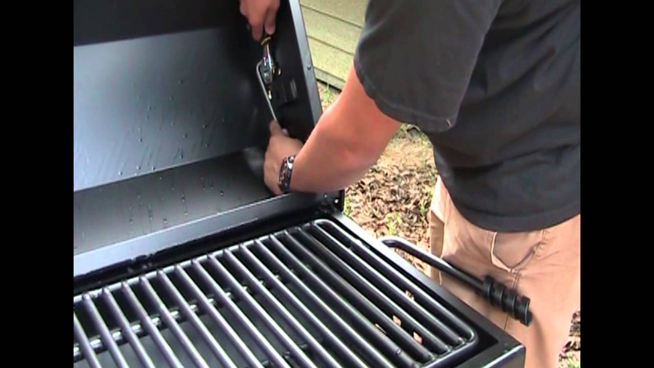 Conestoga Covered Charcoal Grill and Smoker Combination Installation
