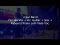 Musicwork band kk  jazz collection 3psc  4psc band