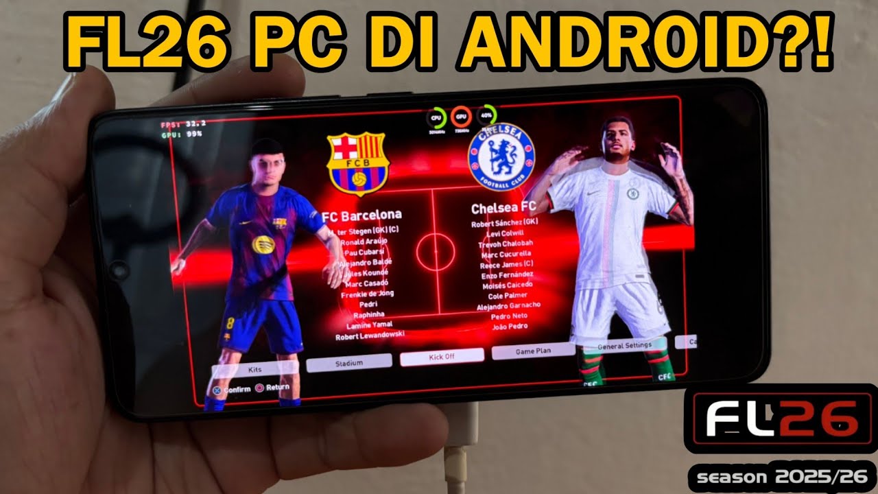 FL26 PC di Android?! Cara Pasang Crowd Disable + Prematch Animation ...