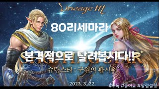 [우앵쿠][리니지M]80리세 본격적으로 달려봅시다!! 스킬강화가 이렇게 대박이 난다구요???