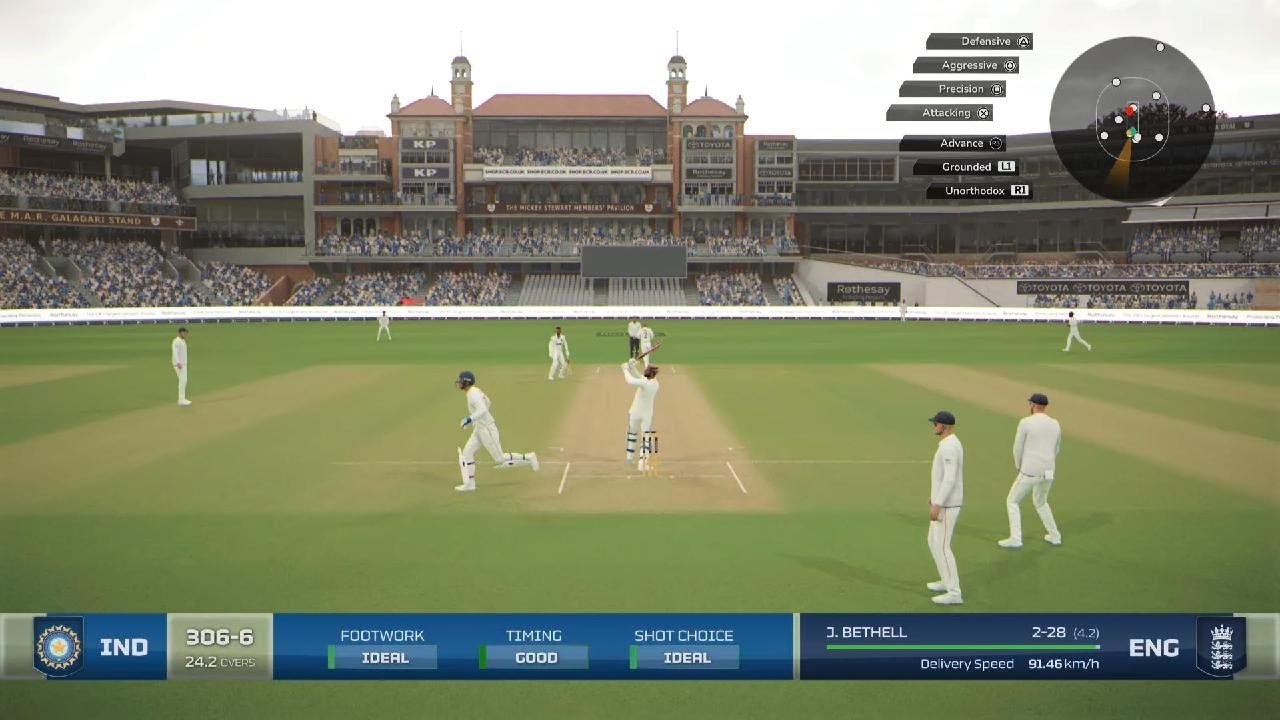 Real Cricket 26 Full Gameplay IND Vs ENG Test Session 2