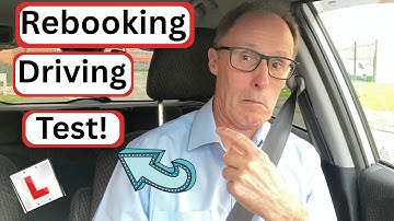 Rebooking the driving test is a nightmare!