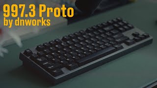 dnworks 997.3 Prototype Sound Test  | MX Blacks | Alu Plate