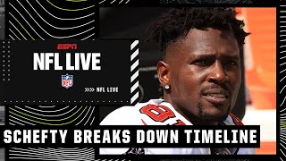 Adam Schefter breaks down Antonio Brown's NFL timeline | NFL Live
