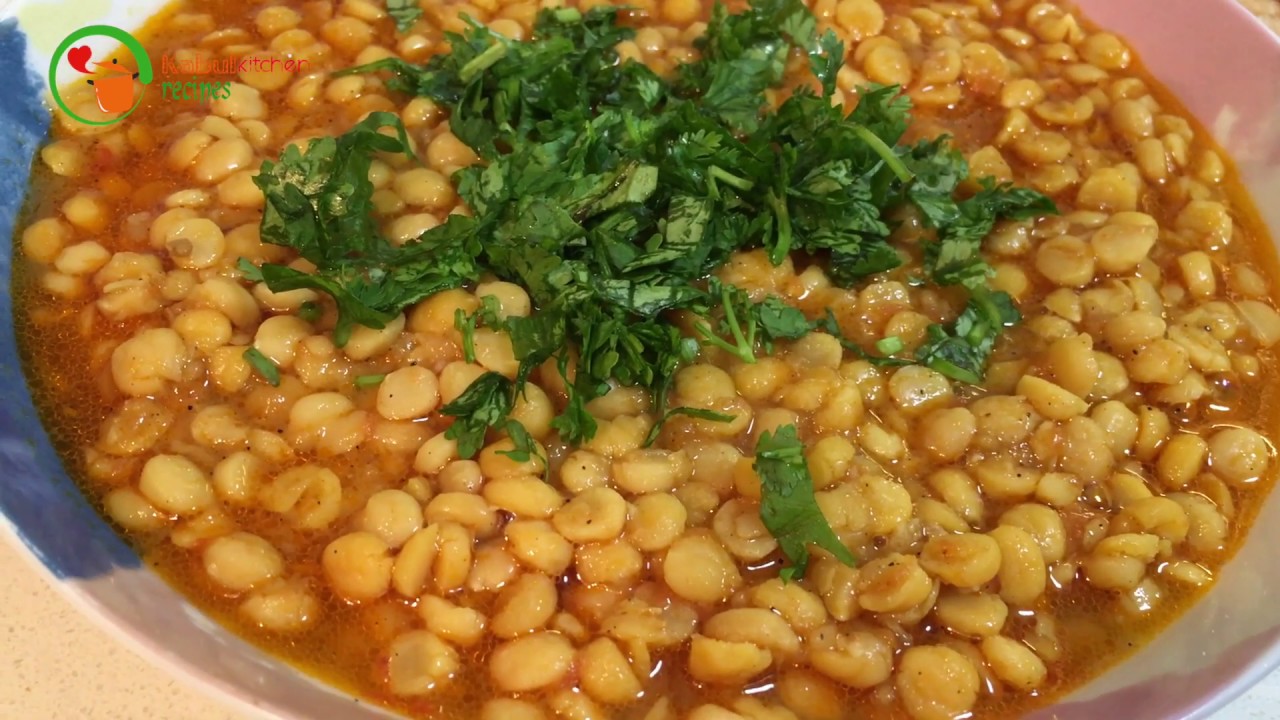 Afghani Chana Dal Recipe, Daal Afghani, Korma dal nakhod قورمه دال نخود ...