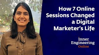"7 online Sessions with Sadhguru Changed My Life” – Digital Marketing Professional Ritika Pant screenshot 3