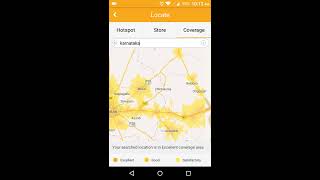 Reliance Jio 4G  Tower Signal Coverage Map View of Karnataka  INDIA screenshot 5