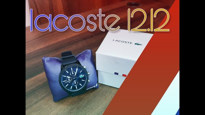 Lacoste Men\'s 12.12 Chronograph Watch (2010827) - YouTube