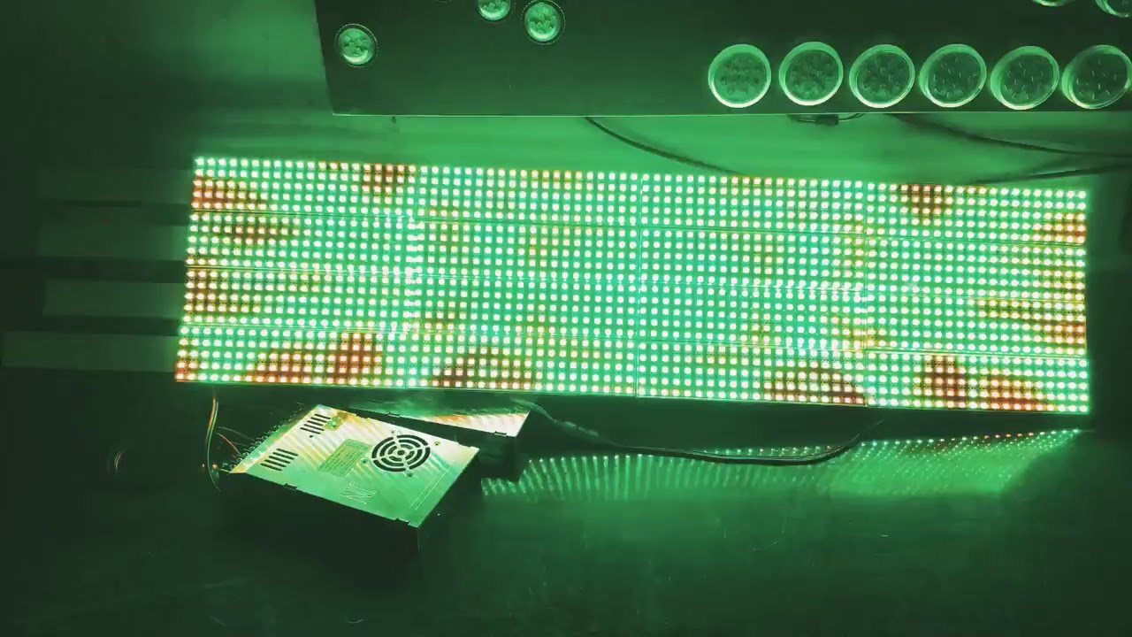 ADS-P10 led dc5v rgb programmable pixel light 100 LED - YouTube