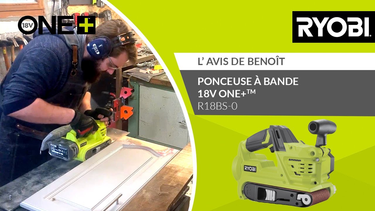 Ponceuse à bande R18BS-0 Ryobi