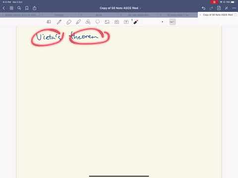 Vieta's theorem