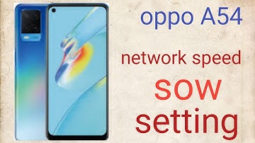 oppo a54 me network speed settings kare oppo a54 data show  #technicalpankaj