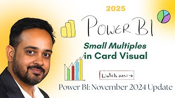 Power BI Small Multiples in Card Visual – Full Tutorial (Nov ’24 Preview)