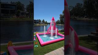 Giant Inflatable Rocket Pool 🚀 | Crazy DIY Summer Pool You Must See!