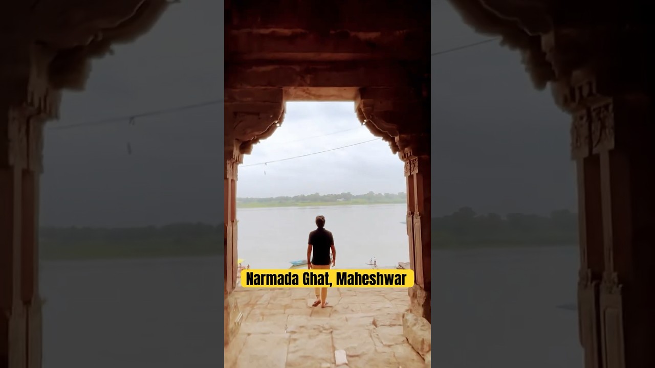 Video thumbnail: #shortsvideo #travelhappy #incredibleindia #mptourism #narmadaghat #narmade #monsoontravel #reels