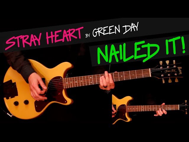 Stray Heart - Green Day guitar cover (exactly as Green Day plays) +chords class=