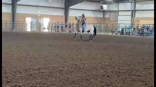 Battle in the saddle, bareback barrel race view #2 