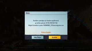 Hesabım banlanmadan önce PUBG MOBILe