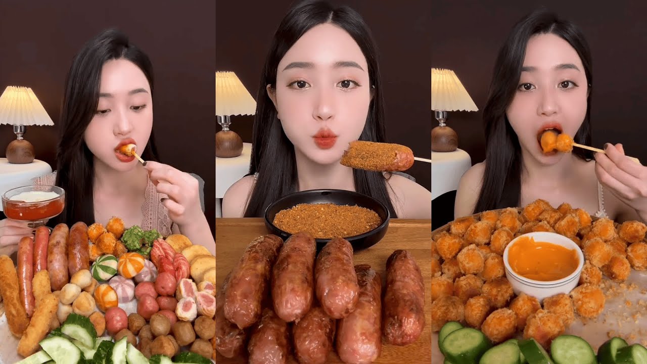 [Mukbang] Tổng Hợp Video Mukbang Xiên Bẩn | Cre: thhoadayrui | Nhoàm Review