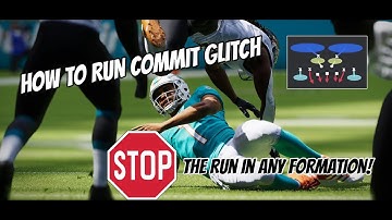 How To Run Commit Glitch In Madden 22! Stop The Run in Any Formation!  #Short