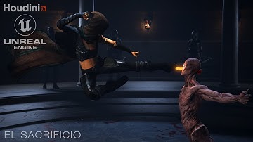 Sacrificio in Unreal  - VFX with Houdini and Niagara