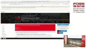 #FOSSASIA Summit #WebMobile Track about #WebDevelopment and #MobileAppDev