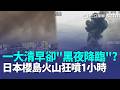 日本櫻島火山噴高1.3公里 火山灰蔽日｜雨彈狂炸牠無視 豆柴開心趴水坑"淋浴"｜東琉線海域恐暴雨! 週二3航運全天候停駛【強打最鮮聞】｜三立新聞LIVE