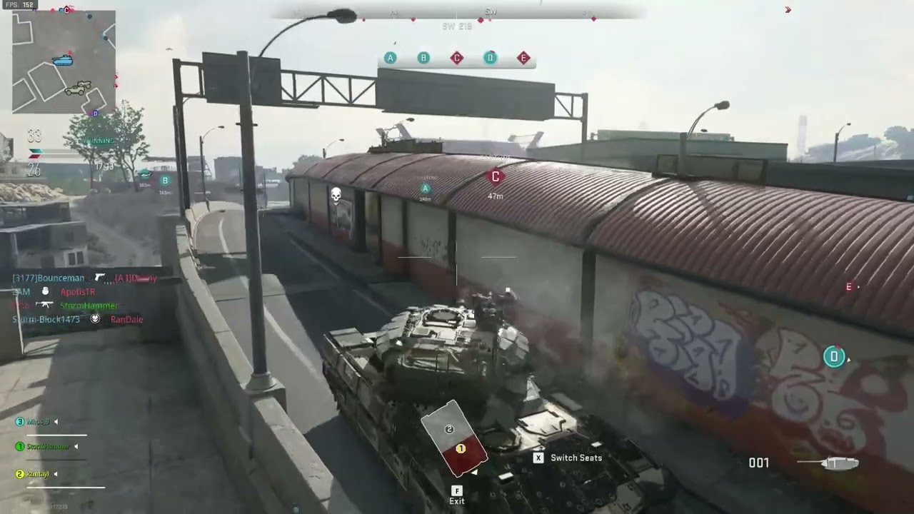 MWII - First look at Ground War - Found a tank!