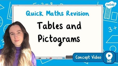 How Do You Read Tables and Pictograms? | KS2 Maths Concept for Kids