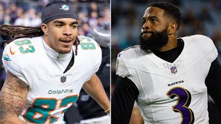 INSTANT REACTION: BILLS sign CHASE CLAYPOOL while Dolphins sign OBJ!