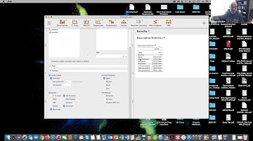 JASP tutorial 5 number summary and univariate analysis