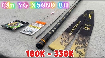 Cần YG X5000 8H - F1 | 180k - 330k | BảnTitan săn hàng tải cá lớn | Tặng full phụ kiện
