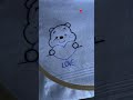 Teddy by embroidery #short #shorts #art #embroiderylover #embroiderydesigns #artscraft #music #movie