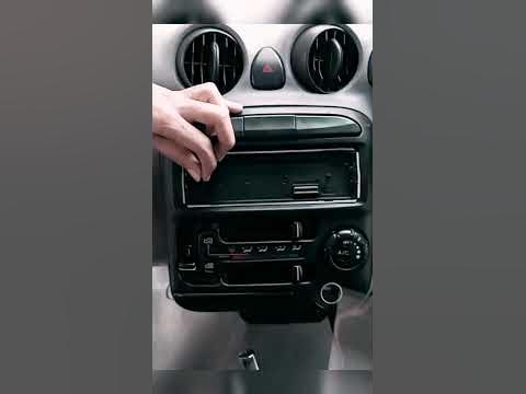 How to safely remove a car stereo without din tool - YouTube