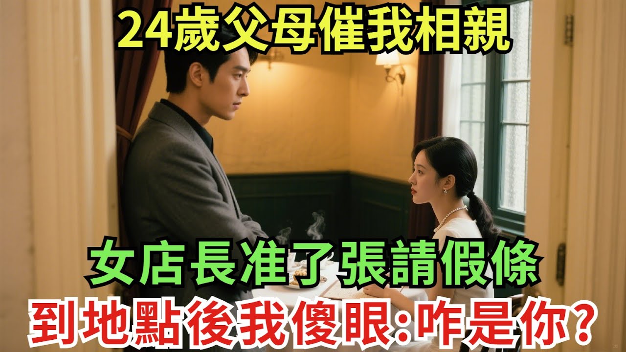 24歲父母催我相親，女店長准了張請假條，到地點後我傻眼:咋是你?#真實故事#案件#奇聞#故事#奇聞觀察室#奇聞#真相#奇聞軼事#談笑娛生