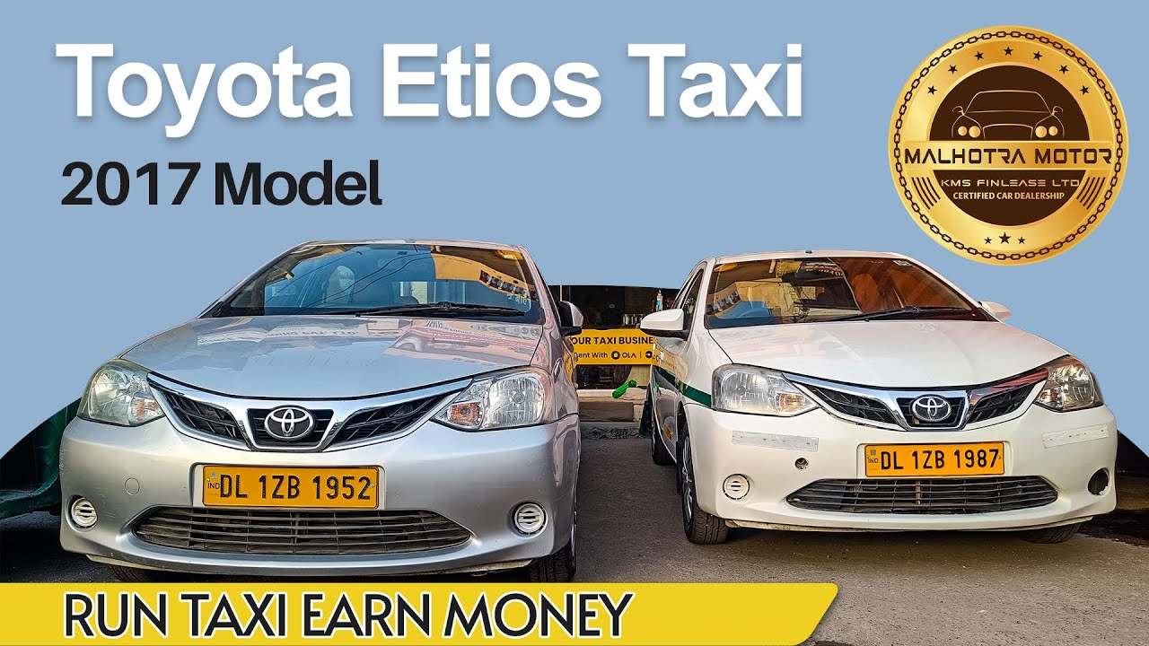 Buy Used Commercial Toyota Etios Taxi 2017 Model Malhotra Motors