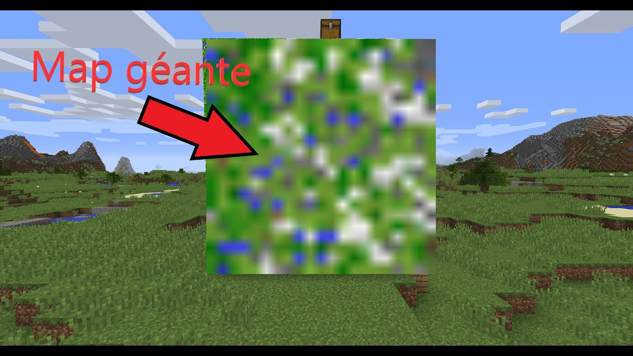 J'ai fait une carte géante sur Minecraft ! // Minecraft FR - YouTube