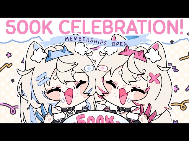 【500K CELEBRATION】puppy party + memberships open! 🐾✨のサムネイル