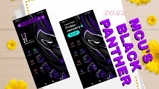 🔥🔥BLACK PANTHER-: 🤩🤩DARK THEME HOME SCREEN SETUP FOR REDMI/XIAOMI/POCO DEVICES#miuithemes#mcu screenshot 3