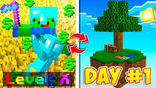 THE FIRST 24 HOURS ON NEW MINECRAFT SKYBLOCK SERVER 2026