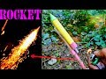 HOW TO MAKE A PAPER ROCKET USING COLOUR PAPER || COLOUR PAPER ROCKET DIY || AIR ROCKET || PAPER DIY