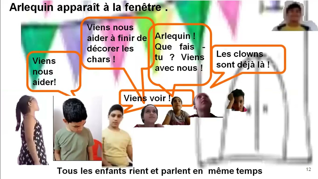 conte 5ème année_L'habit d'Arlequin_Théâtre en ligne