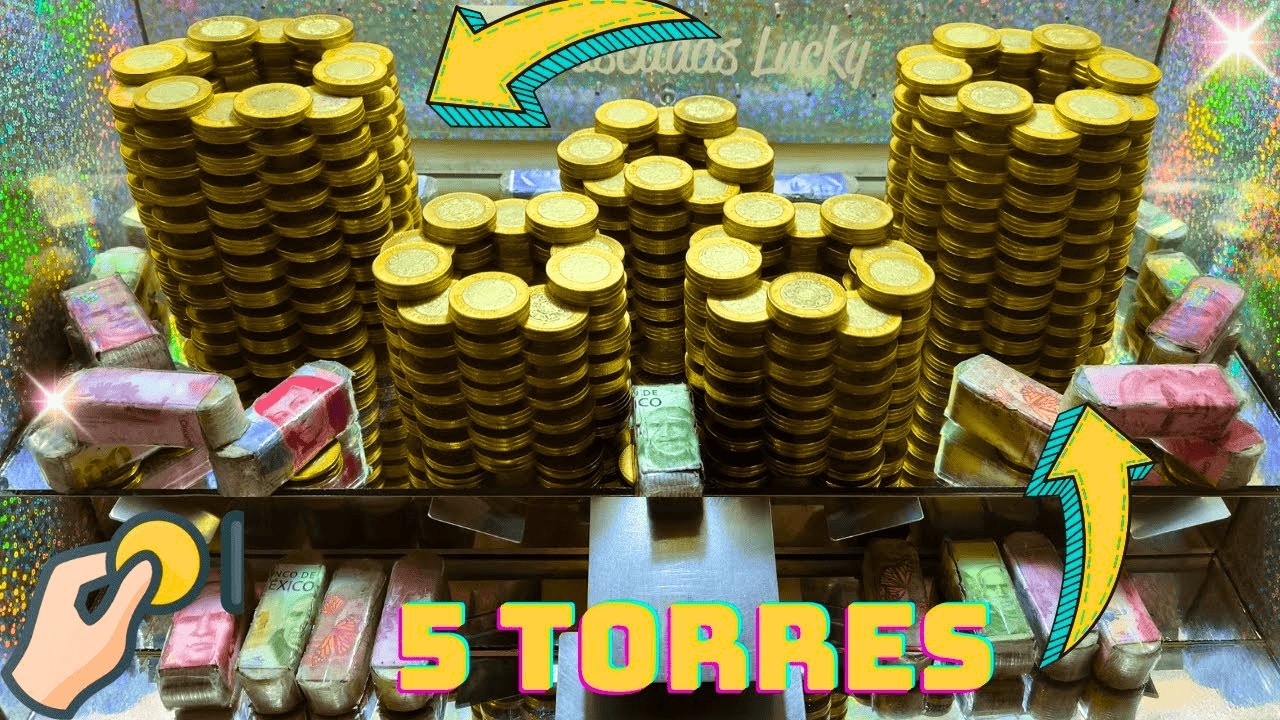 Así se ve la caída de 5 torres de monedas 03-07