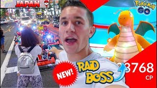 FOR THE FIRST TIME IN POKÉMON GO DRAGONITE IS NOW A RAID BOSS! + WE IN JAPAN!