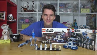 Wird alles wieder gut? LEGO® Star Wars 75280 & 75283 Clone Troopers der 501. Legion & AAT