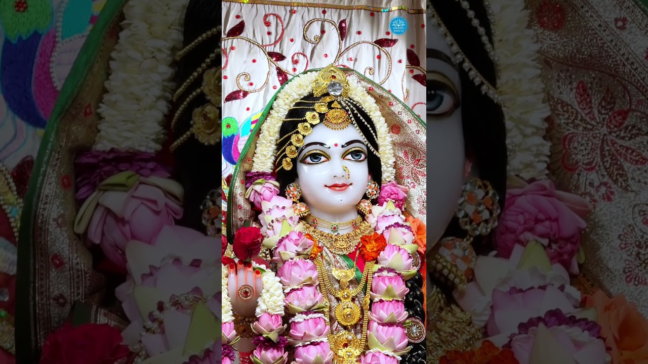 🌸✨ Sri Sri Radha Madhava’s Divine Shringar Darshan ✨🌸🪷Behold Their enchanting beauty