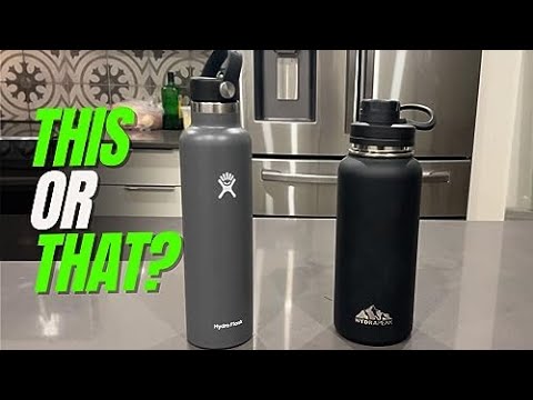 Review Hydrapeak 32 oz Insulated Water Bottle with Chug Lid 