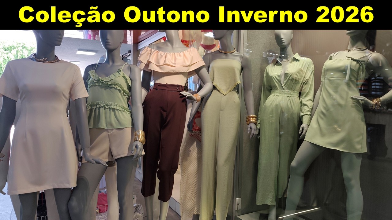 LINDA COLEÇÃO PREVIEW OUTONO INVERNO DE MODA BOUTIQUE EM SANTA CRUZ DO CAPIBARIBE