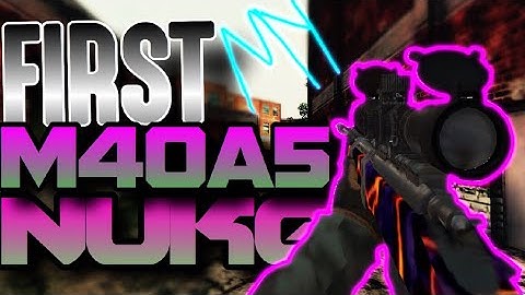 [BULLET FORCE] My FIRST SNIPER NUKE [M40A5]